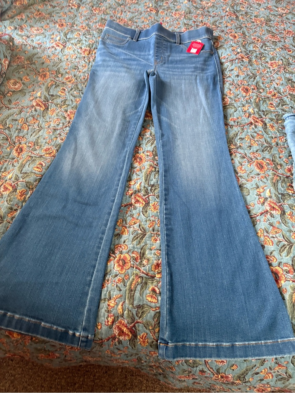 SPANX Medium Blue Flare Jeans